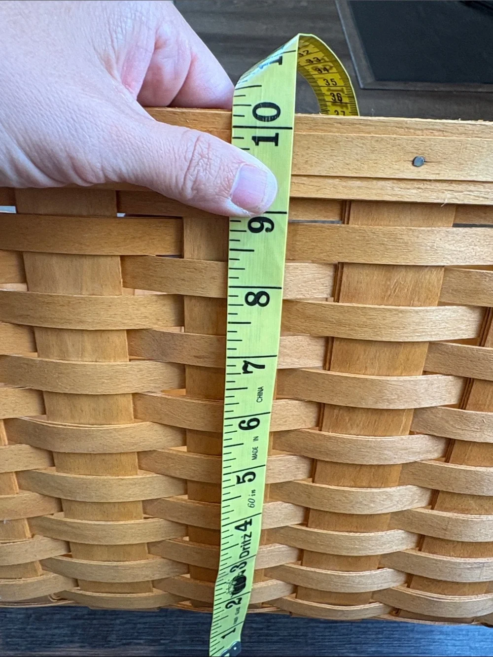Longaberger Wash Day Extra Large Laundry Basket 1998 Storage 24x17.5”